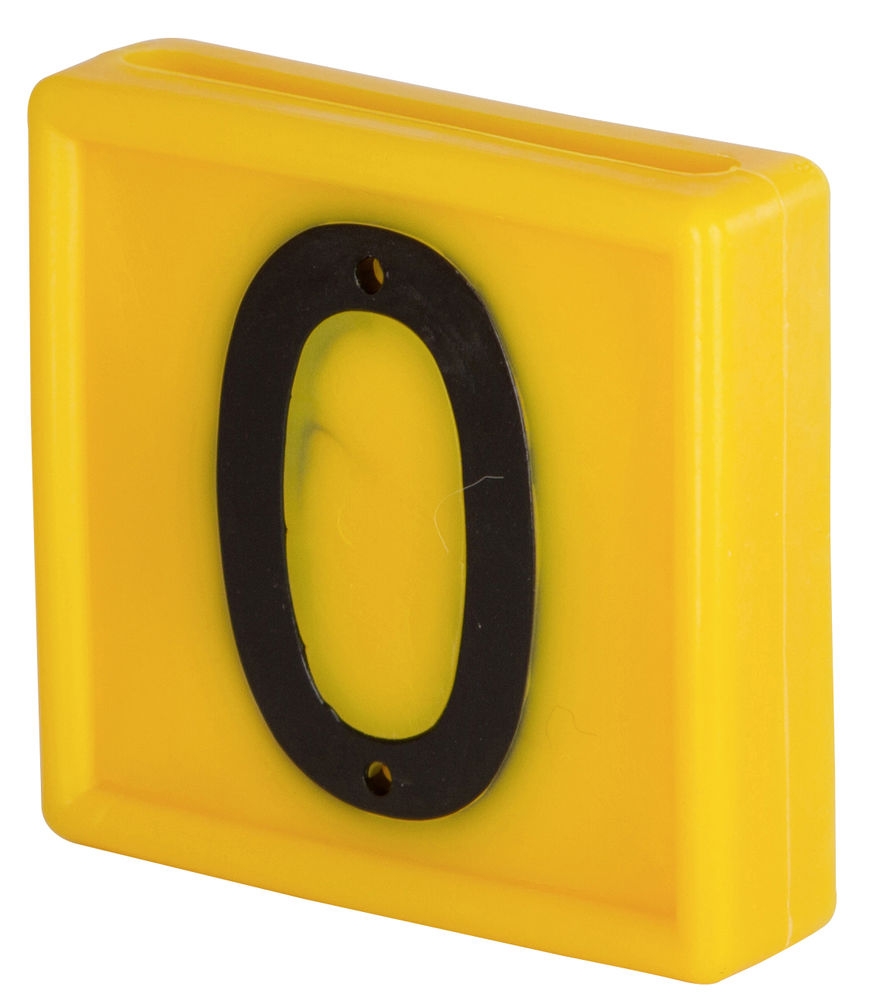 Nummernblock Standard gelb Nr. 4 (10 St.)