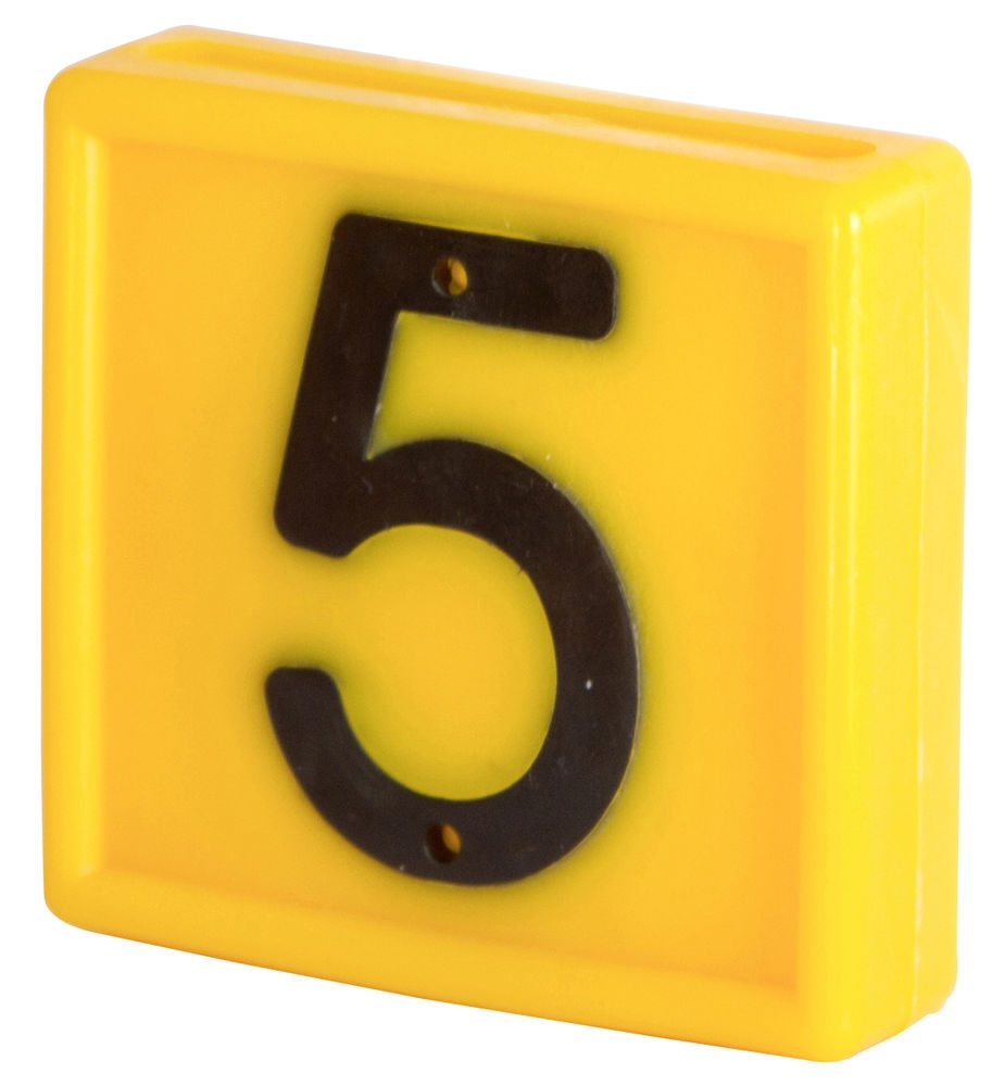 Nummernblock Standard gelb Nr. 1 (10 St.)