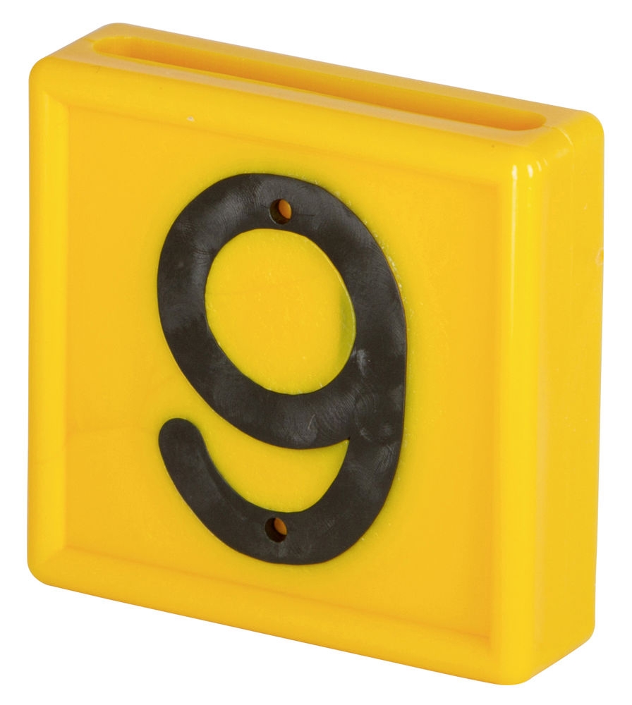 Nummernblock Standard gelb (10 St.)